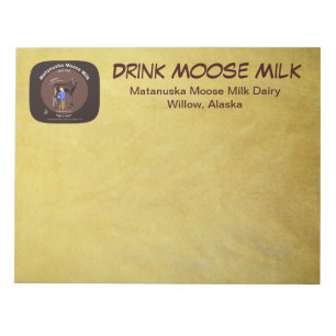 Matanuska Moose Milk Notitieblok