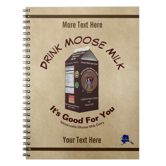 Matanuska Moose Milk Notitieboek (Voorkant)