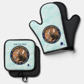 Matanuska Moose Milk Ovenwant & Pannenlap Set (Voorkant / Achterkant)