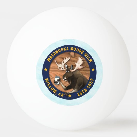 Matanuska Moose Milk Pingpongballen (Achterkant)
