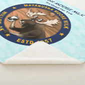 Matanuska Moose Milk Sherpa Deken (3/4)