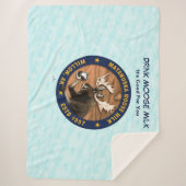 Matanuska Moose Milk Sherpa Deken (Voorkant)