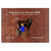 Matanuska Moose Milk Snijplank (Voorkant)