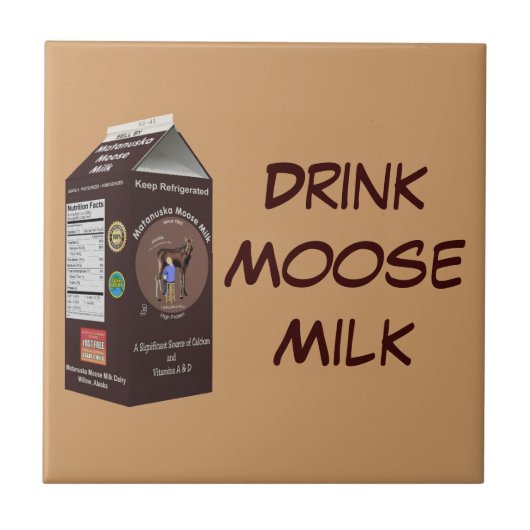 Matanuska Moose Milk Tegeltje (Voorkant)