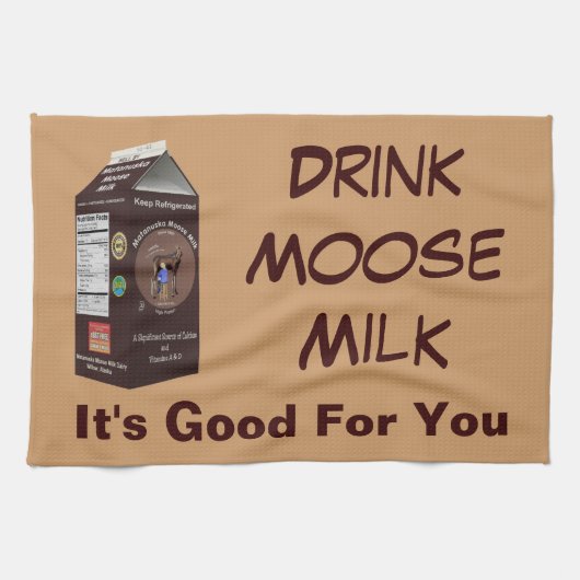 Matanuska Moose Milk Theedoek (Horizontaal)