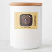 Matanuska Moose Milk Voedselcontainer Etiket (Voorkant)