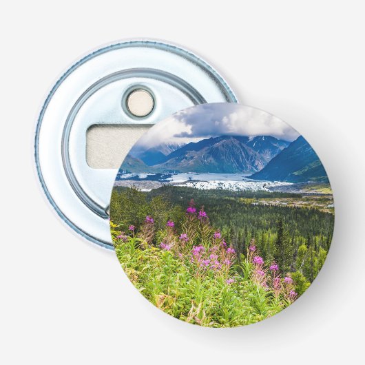 Matanuska Valley, Southcentral Alaska Button Flesopener (Voorkant)