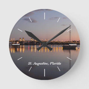 Matanzas Bay & Bridge of leeuwen, St. Augustine, F Ronde Klok