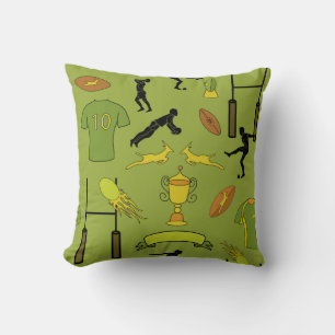 Match de rugby sur Coussin de lancer, Coussin de l