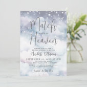 Match Made In Heaven Bridal Shower Kaart (Staand voorkant)