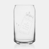 Match Made in Heaven Bruiloft Bruidsfeestgunst Blikvorm Glas (Achterkant)