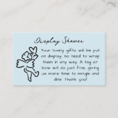 Match Made In Heaven Display Bridal Shower  Informatiekaartje (Voorkant)