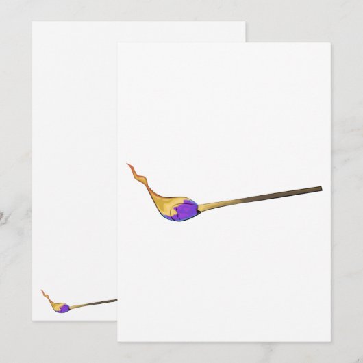 Match Stick Aankondiging (Voorkant / Achterkant)