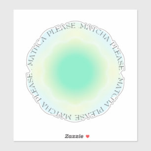 Matcha alsjeblieft sticker