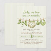 Matcha Baby Shower Invitation (Devant / Derrière)