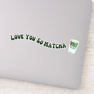 Matcha boba groene thee, matcha sticker