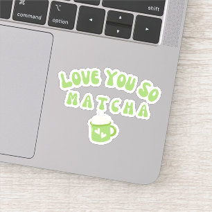 Matcha boba groene thee, matcha sticker