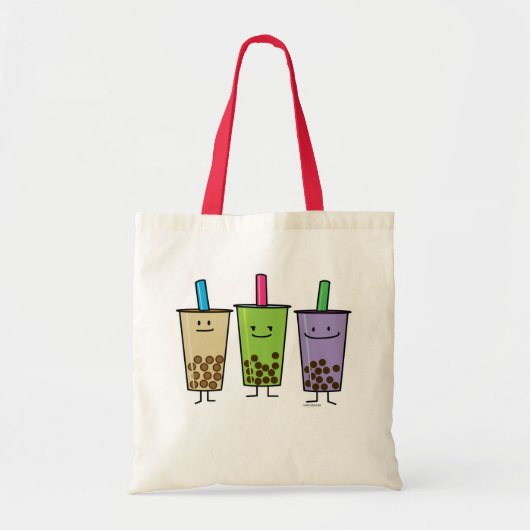 Matcha boba thee groene drink Taro tapioca Tote Bag (Voorkant)