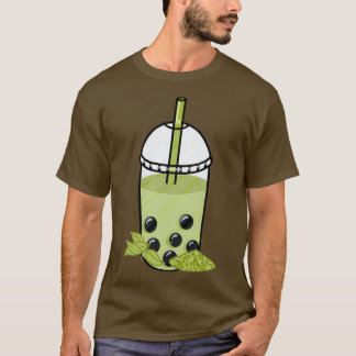 Matcha bubble tea 7 t-shirt