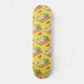 Matcha Cake Roll Illustratie Skateboard (Voorkant)