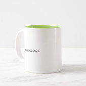 Matcha-Cha Cute et drôle de la Mug de café (Devant gauche)