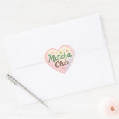 Matcha Club Hart Sticker (Envelop)