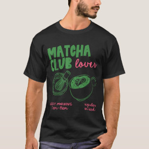 Matcha Club Reguliere of Ijs Groene Thee Matcha La T-shirt
