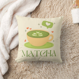 Matcha Green Tea, alles is beter met matcha Kussen