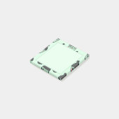 Matcha Green Tea Bubble Tea Boba Post-it® Notes (Schuin)