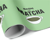 Matcha Green Tea Cadeaupapier (Rol Hoek)