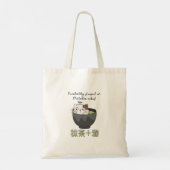 Matcha Green Tea Cup Cat Kawaii Japans Tote Bag (Achterkant)