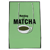Matcha Green Tea Medium Cadeauzakje (Achterkant)