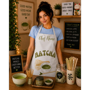 Matcha Groene Thee, Beste Theeën T-Shirt Schort