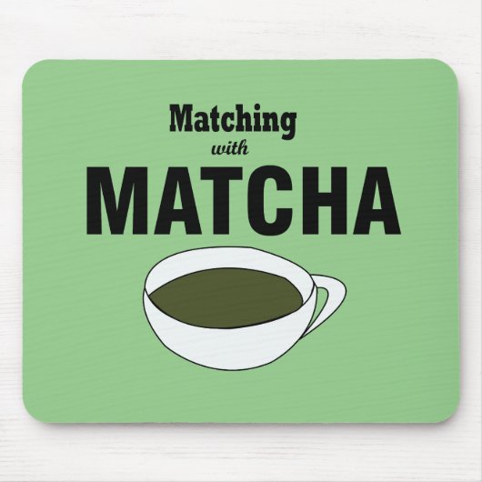 Matcha Groene Thee Muismat (Voorkant)