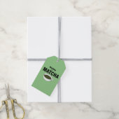 Matcha Groene Thee Party Cadeaulabel (Met Touw)