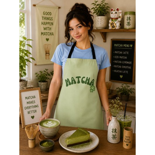 Matcha Groene Thee Schort