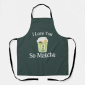 Matcha Groene Thee Schort (Voorkant)