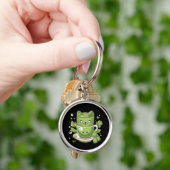 matcha groene thee sleutelhanger (Hand)