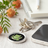 matcha groene thee sleutelhanger (Zijkant)