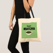 Matcha Groene Thee Tote Bag (Voorkant (product))