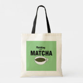 Matcha Groene Thee Tote Bag (Achterkant)