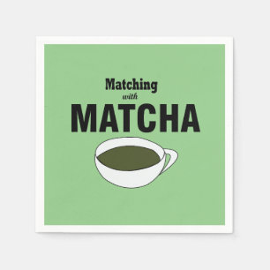 Matcha Groene Theepartij Servet