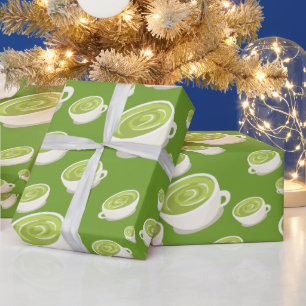 Matcha Latte schattig patroon verliefd Cadeaupapier