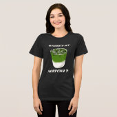 Matcha Lover Gift Groene Thee Liefhebber Tri-Blend Shirt (Voorkant volledig)