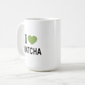 Matcha Lover Mug – Cute Green Tea Aesthetic Cup Koffiemok (Voorkant links)