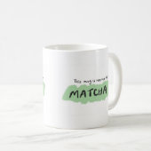 Matcha Lover, Mug Illustration (Devant droit)