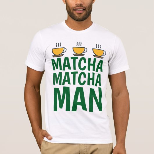 MATCHA MAN T-shirts (Voorkant)
