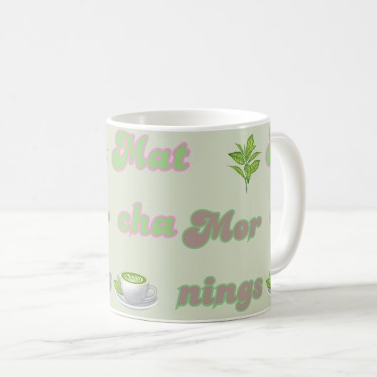 Matcha Mornings, Matcha Mug (Devant droit)