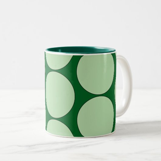 "MATCHA" POP BUBBLE Ceramic Coffee Mug (Devant droit)