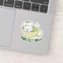 Matcha Purrfect Brew Kat